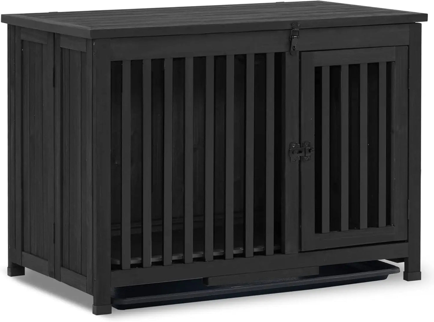 Wooden Dog Crate Furniture, End Table No Assembly Needed Medium