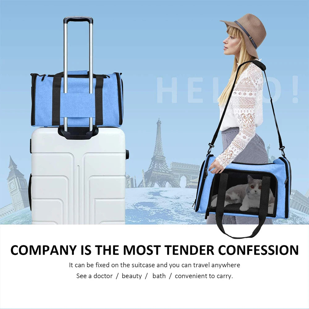 Cat Carrier Pet Dog Carrier Dog Backpack Pet Cat Transport Bag Dog