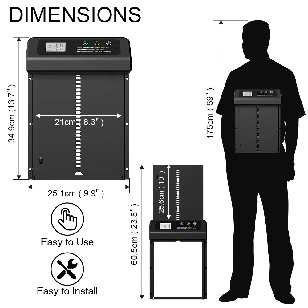 OGOOSM Automatic Chicken Coop Door Opener