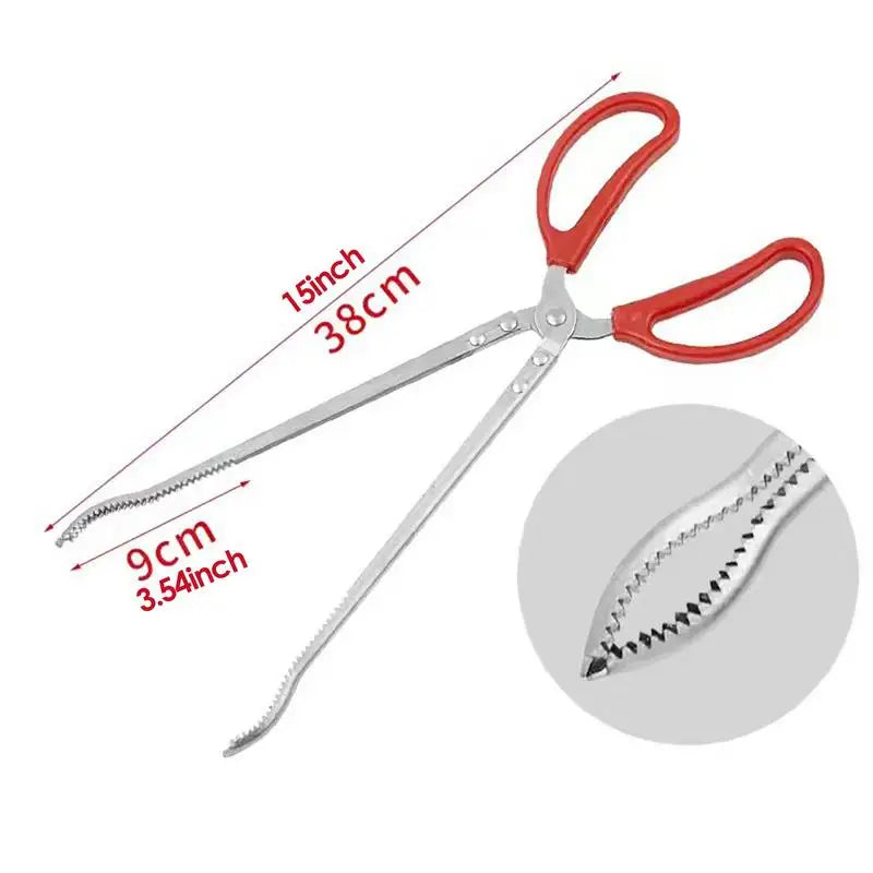 Reptile Feeding Tongs 15 Inches Extra Long Large Tweezers Aquascaping Tools.