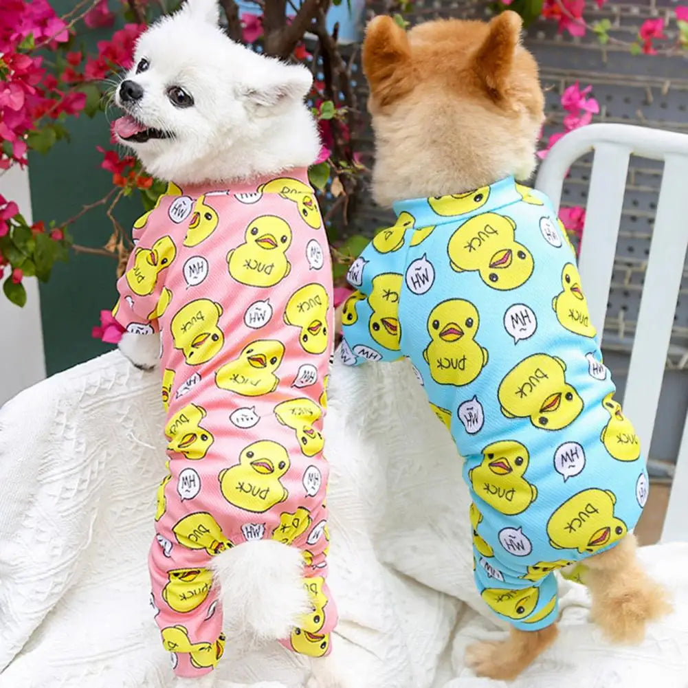 Pet Jumpsuit Adorable Decorating Dog Pajamas.