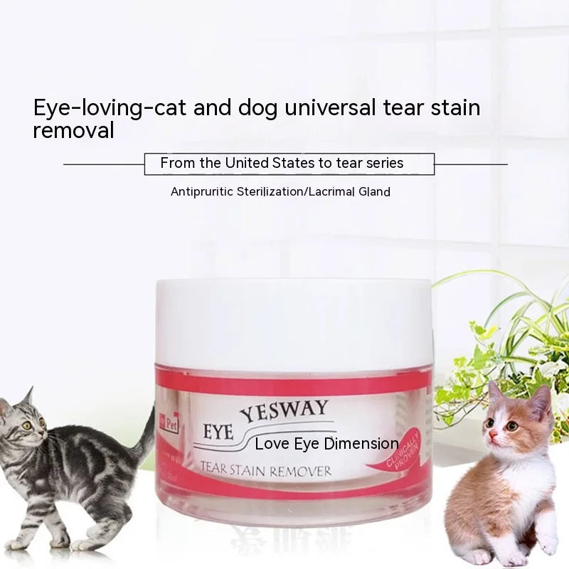 Pet Tear Stain Powder Dog, Cat Eye Tear Stain Eye Stain Cleaning Products