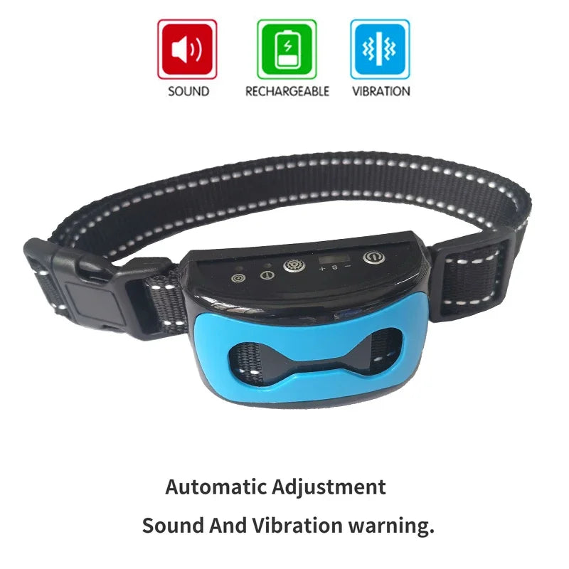 Pet Dog Anti Barking Device USB Electric Ultrasonic Dogs Training Collar.