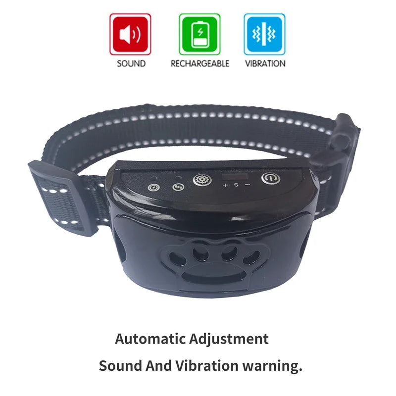 Pet Dog Anti Barking Device USB Electric Ultrasonic Dogs Training Collar.