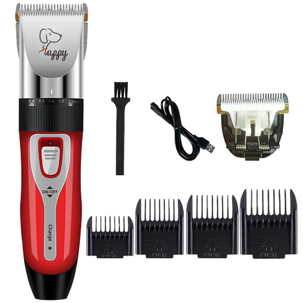 Dog Hair Clipper Pet Hair Trimmer Cat Puppy Grooming Electric Shaver .