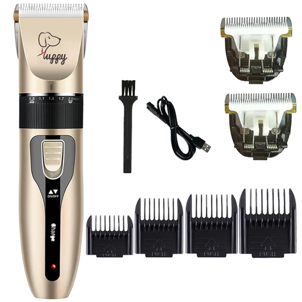 Dog Hair Clipper Pet Hair Trimmer Cat Puppy Grooming Electric Shaver .