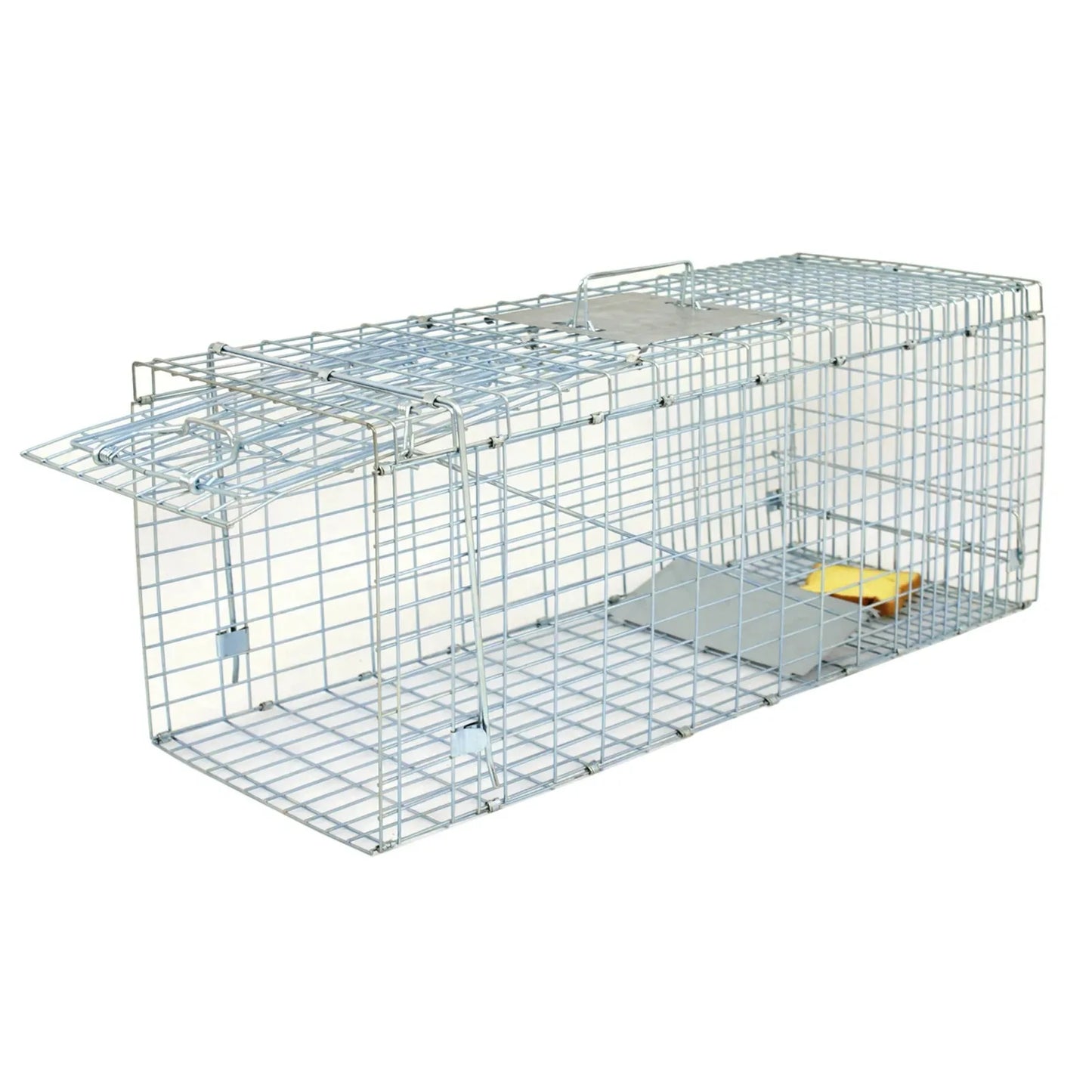 US Live Animal Trap 32"X12.5"X12"Steel Cage Humane Rodent Cage