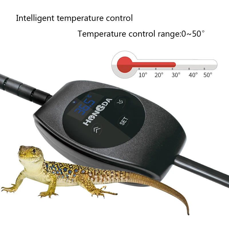 Terrarium Reptiles lizard Heat Mat Climbing Pet Heating Warm Pads Intelligent Adjustable Temperature Controller Mats 110v/220v