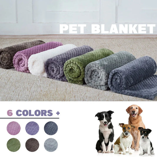 Soft Pet Blanket Plush Dog Sleeping Blanket