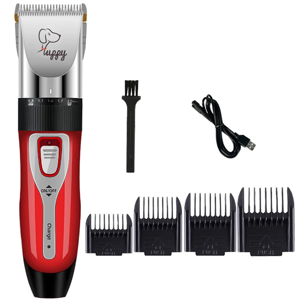 Dog Hair Clipper Pet Hair Trimmer Cat Puppy Grooming Electric Shaver .