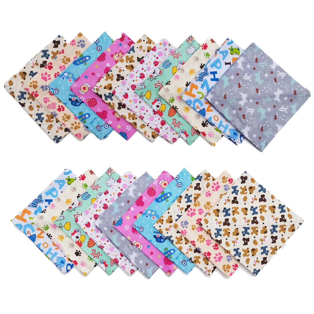 30/50pcs Dog Bandana Bulk For Small Middle Large Dog Dog Scarf Handkerchief.