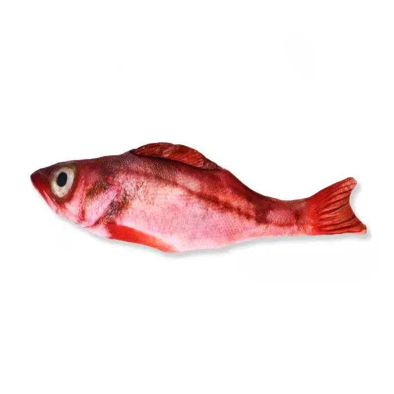 Fish Plush Stuffed Pillow 20CM Simulation Fish Cat Toy.