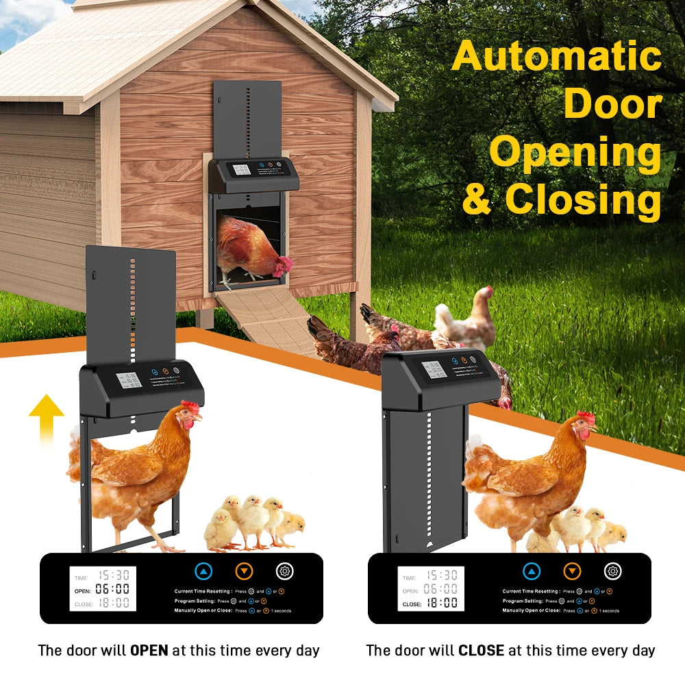 OGOOSM Automatic Chicken Coop Door Opener