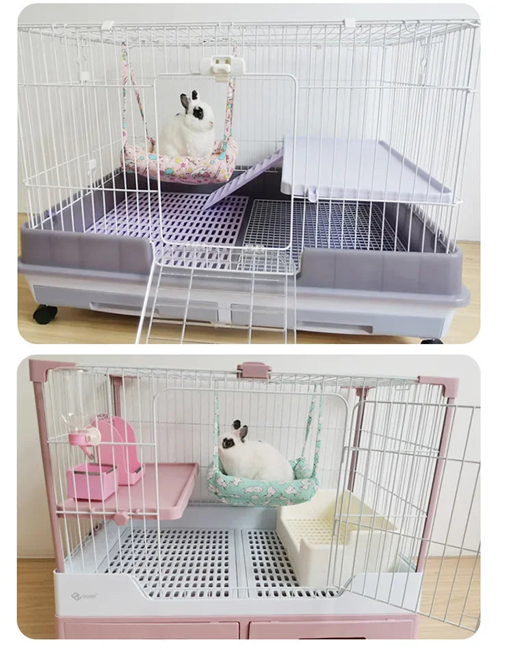 Warm Rabbits Bunny House Winter Small Pet Hammock