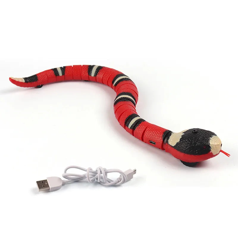 Smart Sensing Interactive Cat Toys Automatic Electronic rechargeable Snake.