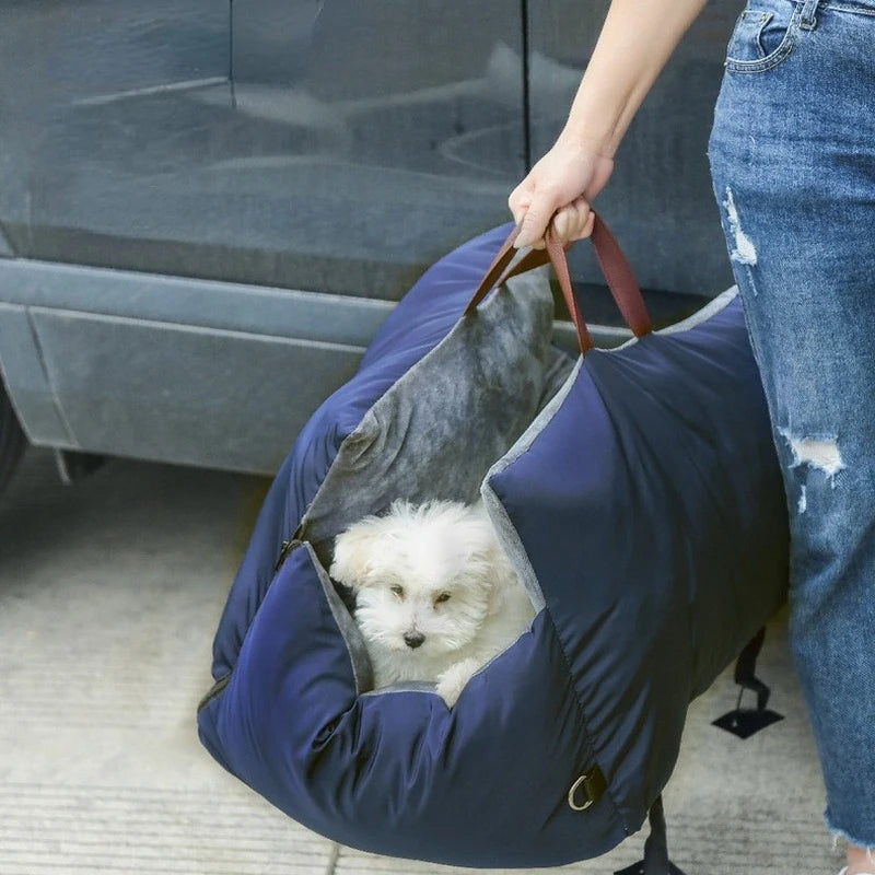 Ultra Soft Portable Cat Dog Car Travel Bed Car Seat Handbag Detachable and Washable'