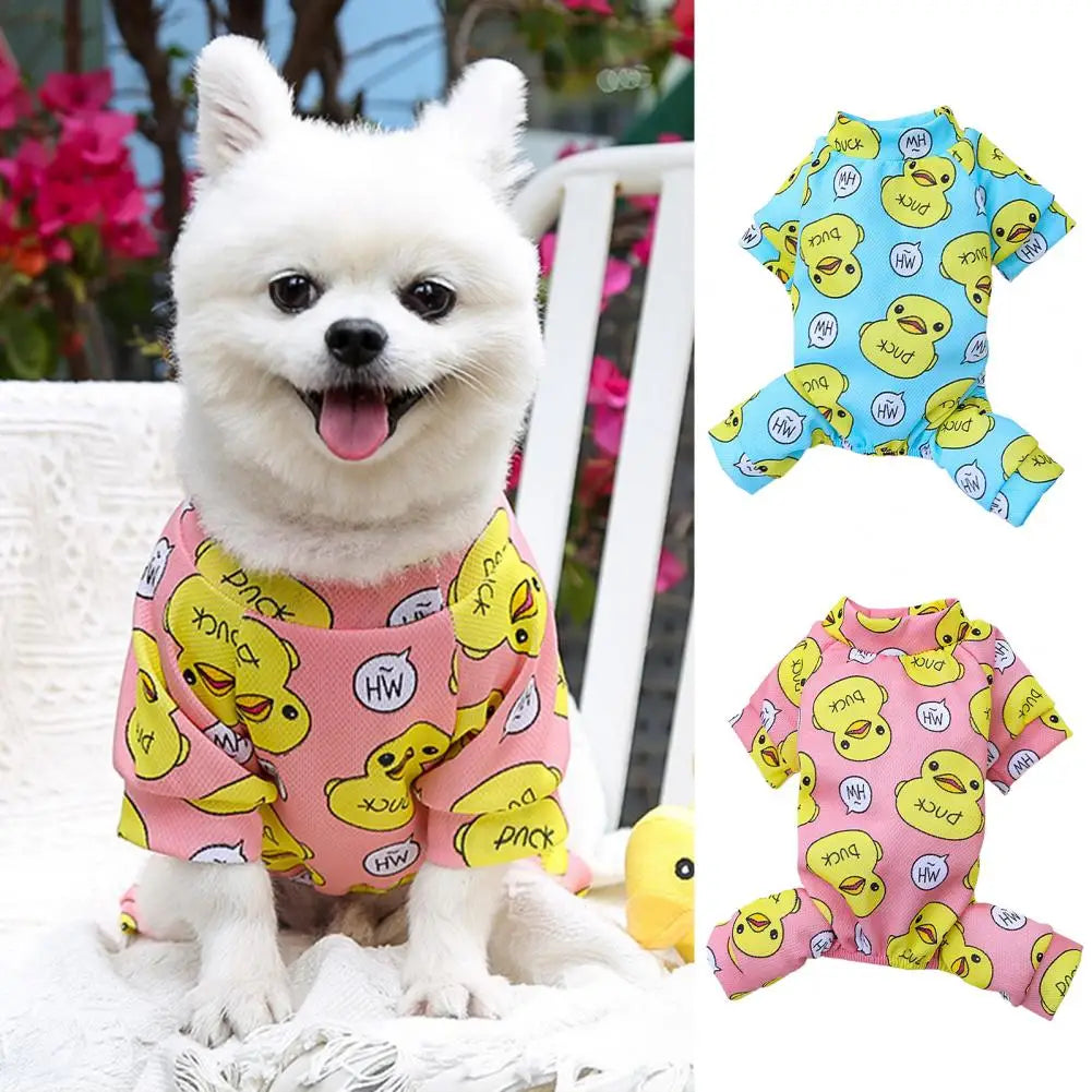 Pet Jumpsuit Adorable Decorating Dog Pajamas.