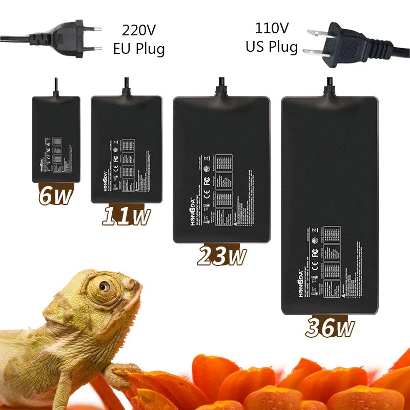 Terrarium Reptiles lizard Heat Mat Climbing Pet Heating Warm Pads Intelligent Adjustable Temperature Controller Mats 110v/220v