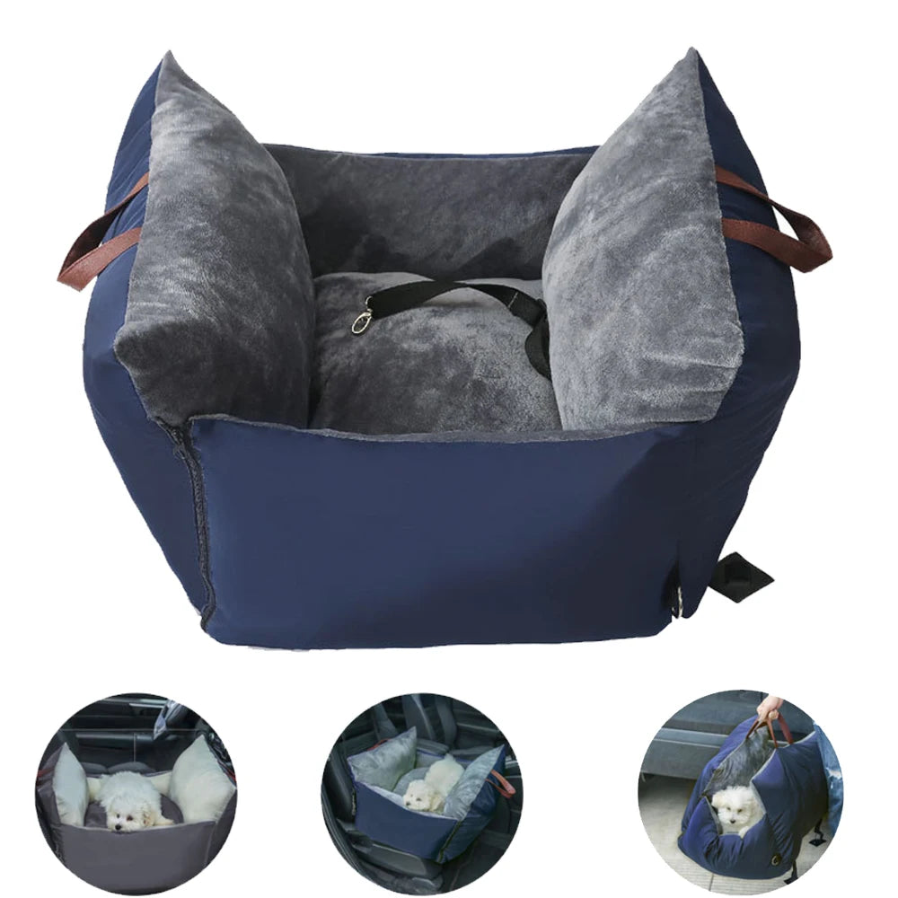 Ultra Soft Portable Cat Dog Car Travel Bed Car Seat Handbag Detachable and Washable'