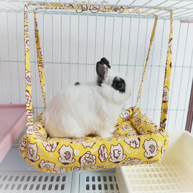 Warm Rabbits Bunny House Winter Small Pet Hammock