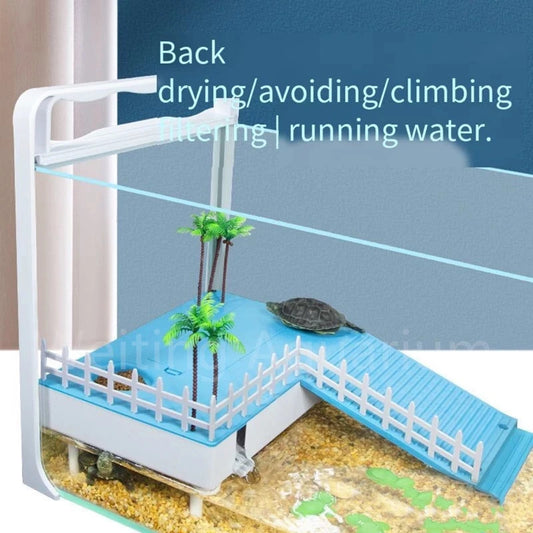 Multifunctional tortoise terrace climbing platform