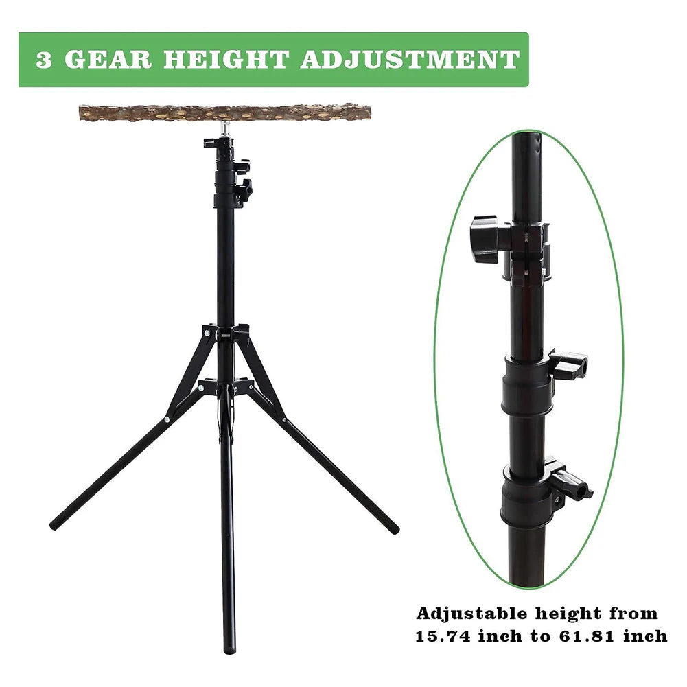 Adjustable Height Outdoor Bird Stands For Small Medium Birds.