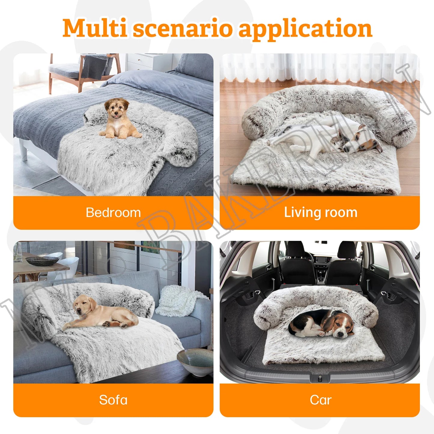 Dropshipping Pet Dog Bed Sofa Warm Nest Washable Soft Furniture Protector