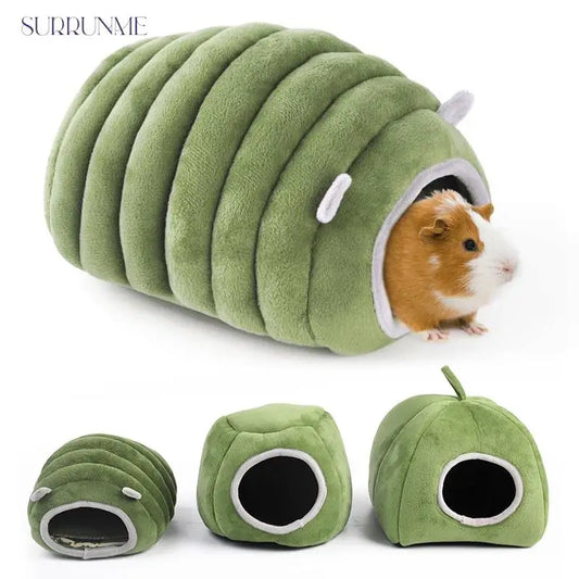 Pet Cave Hamster Bed Super Warm Guinea Pig Cage House Cozy Hideout for small animals.