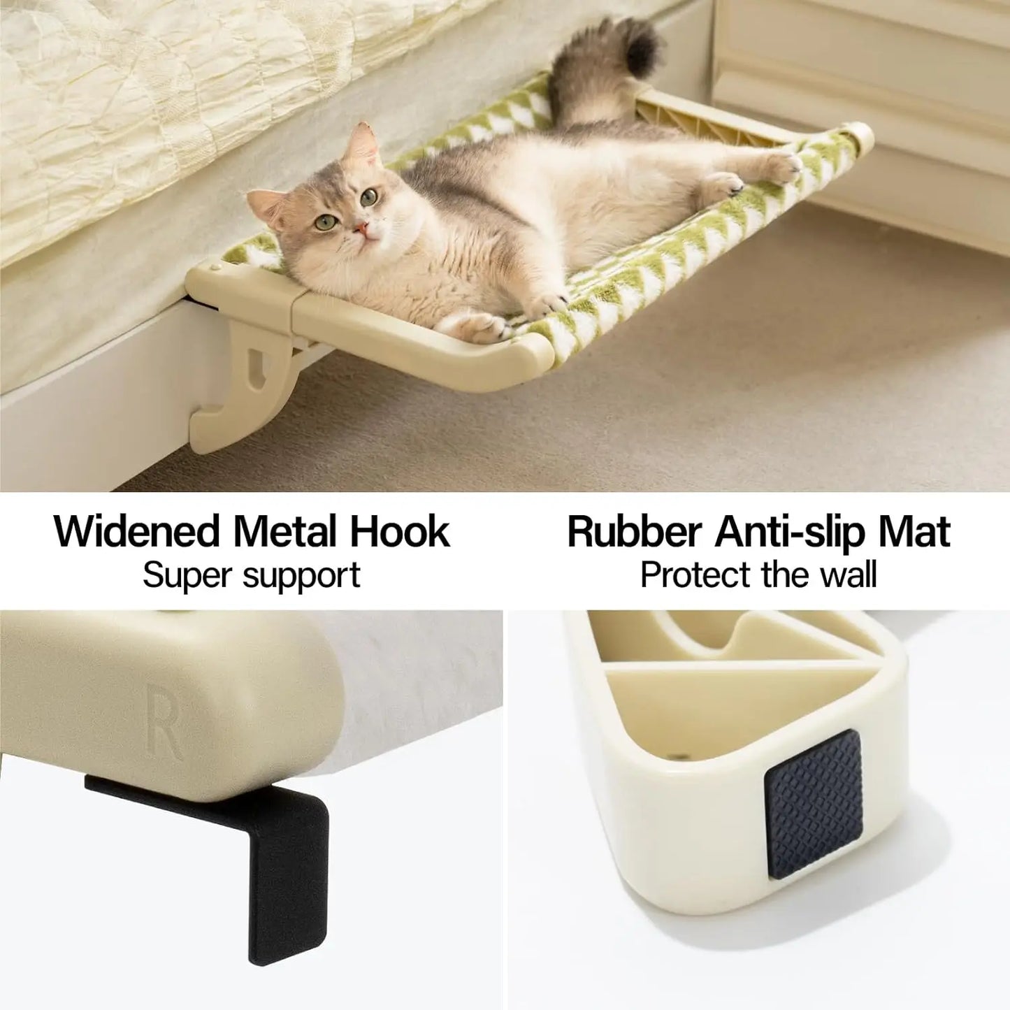 Cat Hammock Hanging Cat Bed Window Pet Bed for Cats Beds Sunny Window Seat Mount'