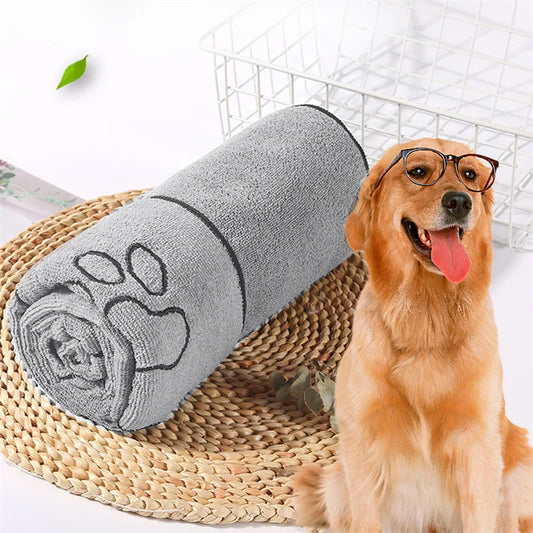 Super Absorbent Pet Dog Towel New Quick-Drying Microfiber