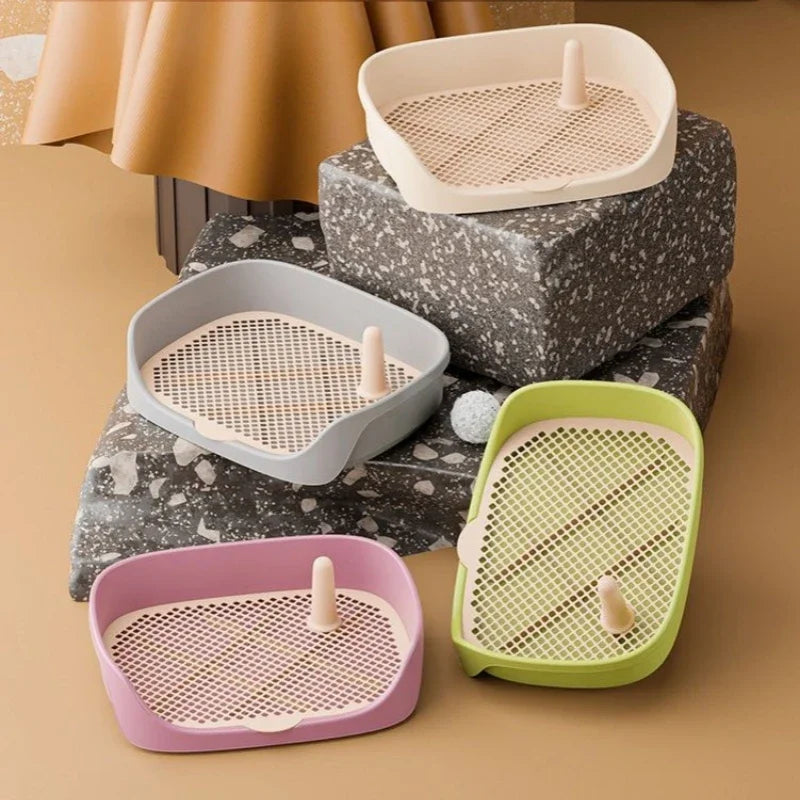 Portable Potty Training Toilet for Small Dogs and Cats Puppy Pad Holder Indoor Tray Pet Supplies Pet Toilet Potty Tray For Dogs