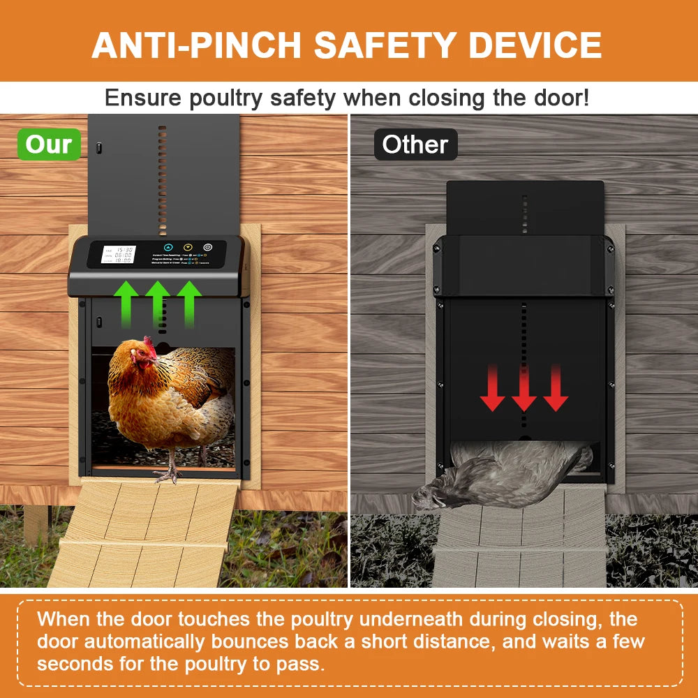 OGOOSM Automatic Chicken Coop Door Opener