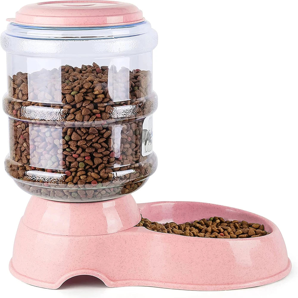 Automatic Water Dispenser Large Capacity Pet Feeder Small Dog Food Bowl  Cat Feeder.