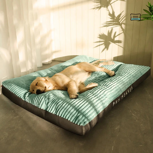 Big Dog Mat Corduroy Pad for Medium Large Dogs Oversize Pet Sleeping Bed .