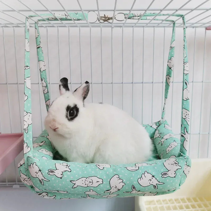 Warm Rabbits Bunny House Winter Small Pet Hammock