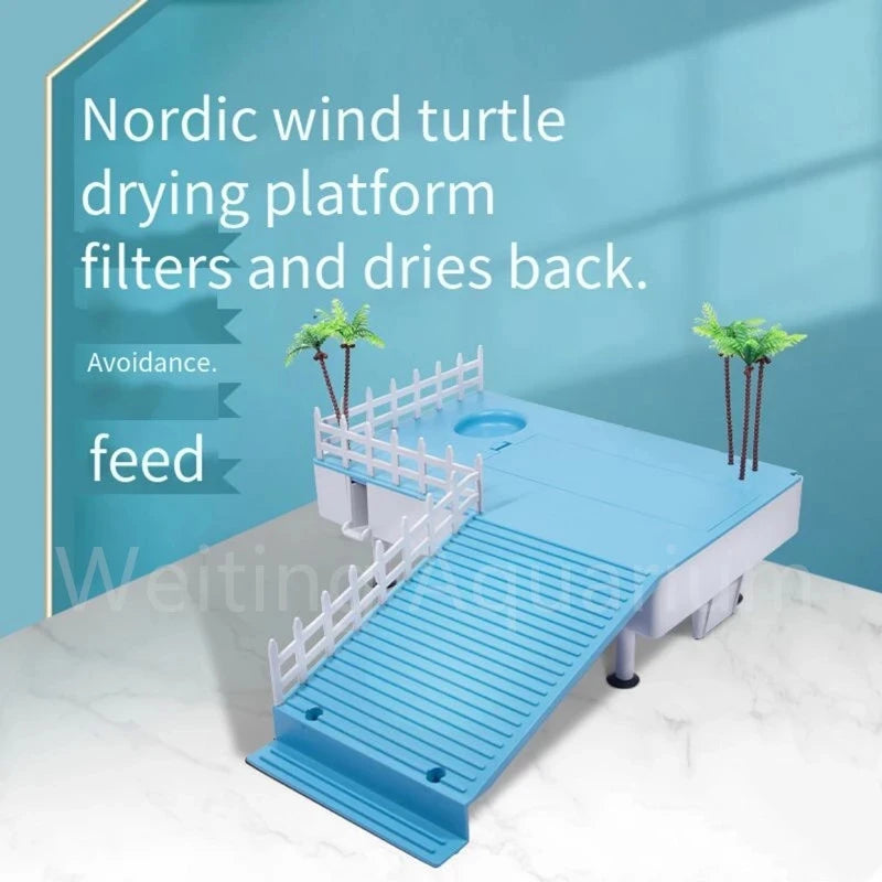 Multifunctional tortoise terrace climbing platform