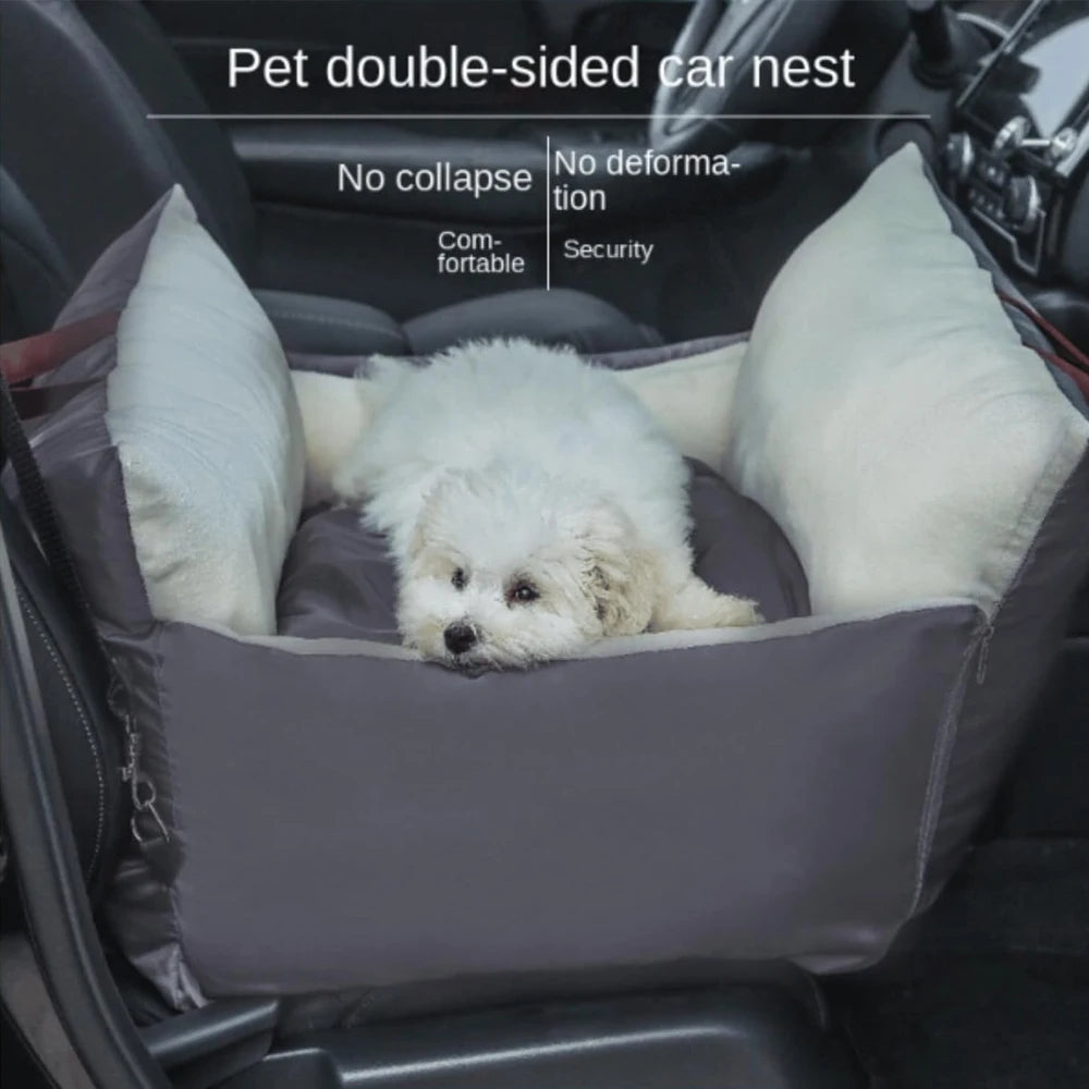 Ultra Soft Portable Cat Dog Car Travel Bed Car Seat Handbag Detachable and Washable'