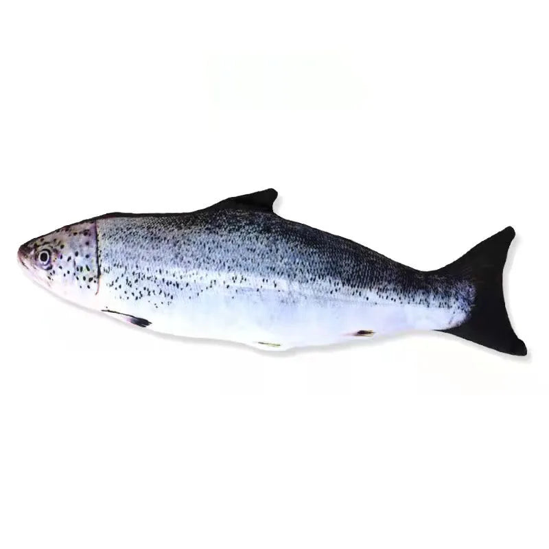 Fish Plush Stuffed Pillow 20CM Simulation Fish Cat Toy.