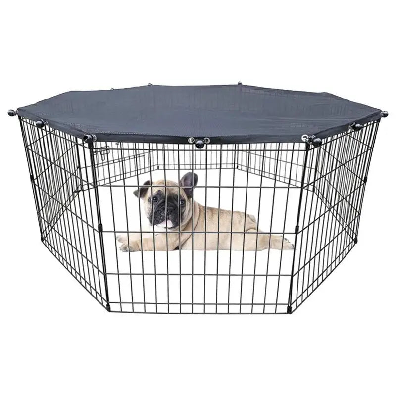 Dog Playpen Oxford Cloth Top Cover for Portable Folding Pet Tent.