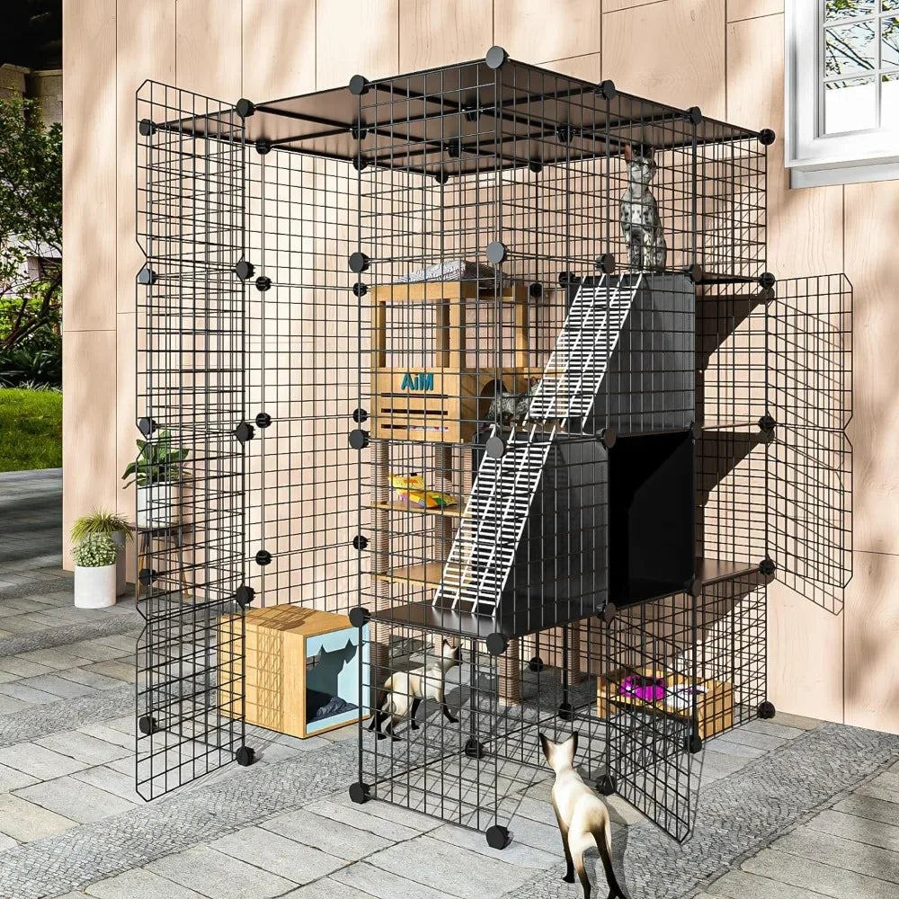 House Cats for Outdoor Large Cats Cages Dog Cage Pet Supplies.