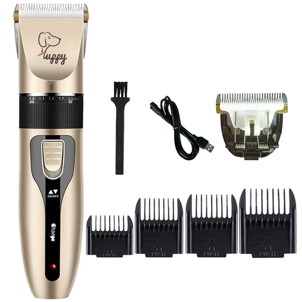 Dog Hair Clipper Pet Hair Trimmer Cat Puppy Grooming Electric Shaver .