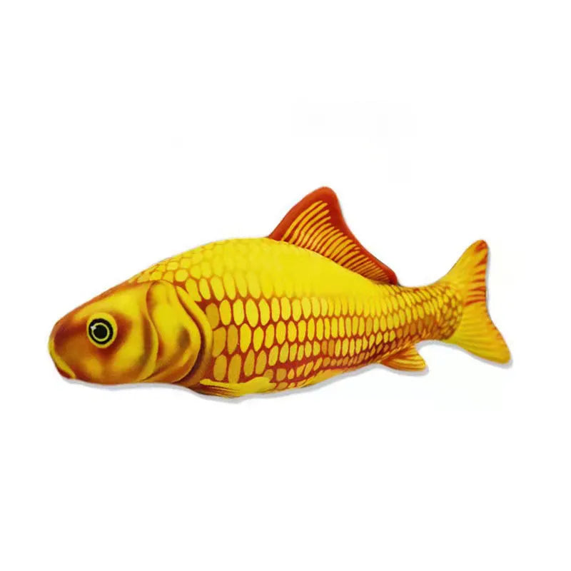 Fish Plush Stuffed Pillow 20CM Simulation Fish Cat Toy.