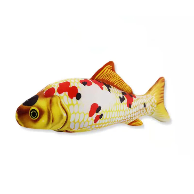 Fish Plush Stuffed Pillow 20CM Simulation Fish Cat Toy.