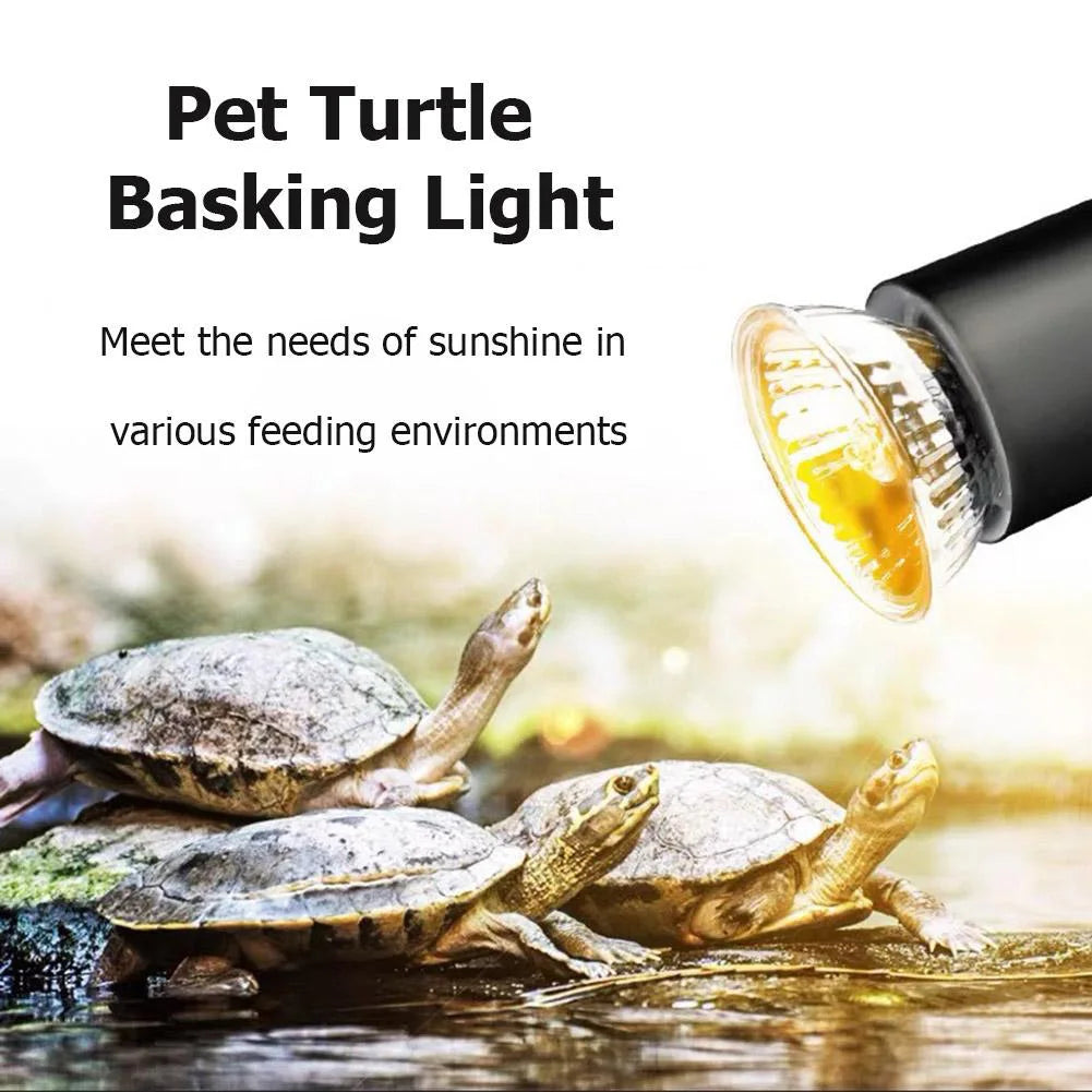 Reptile Tortoise UVA UVB Heating Reptile Lamp Bulb Turtle Basking UV Light Sunlamp.