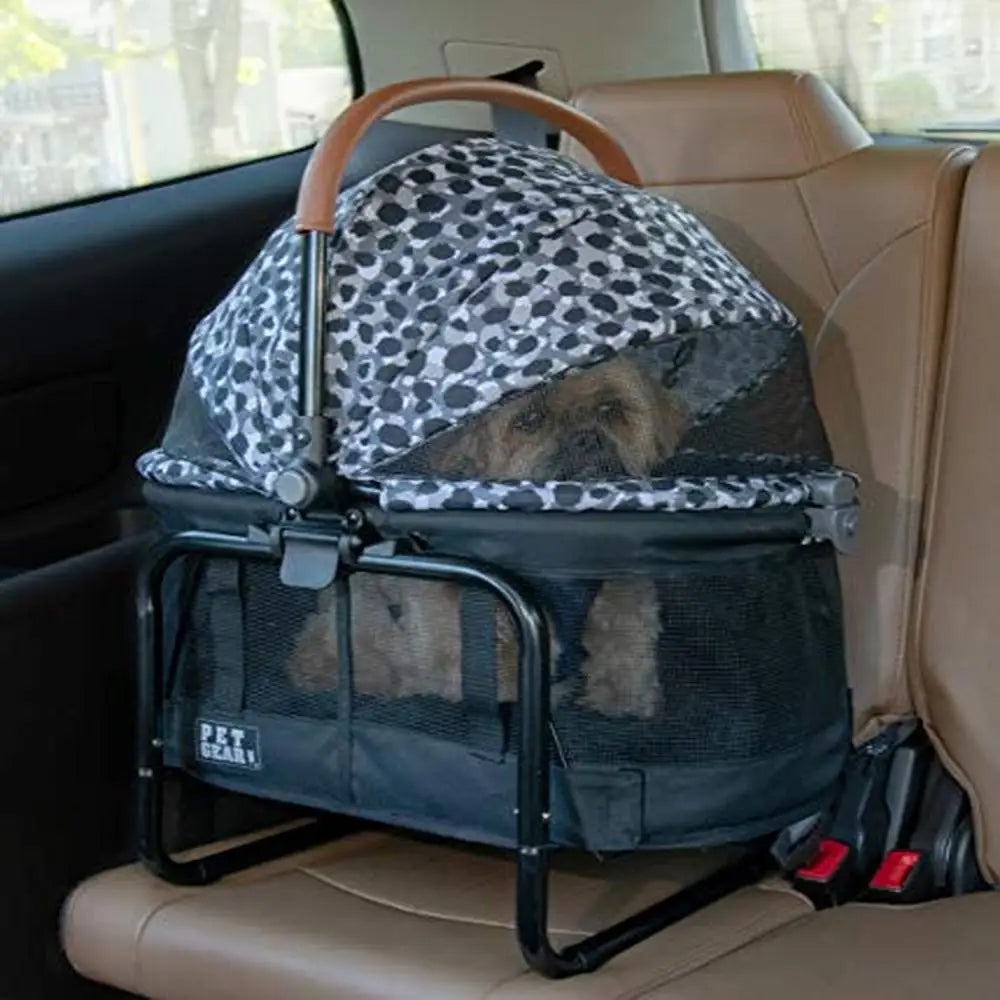 3-in-1 Convertible small dogs and cats Pet Travel System Stroller Carrier Booster Seat.