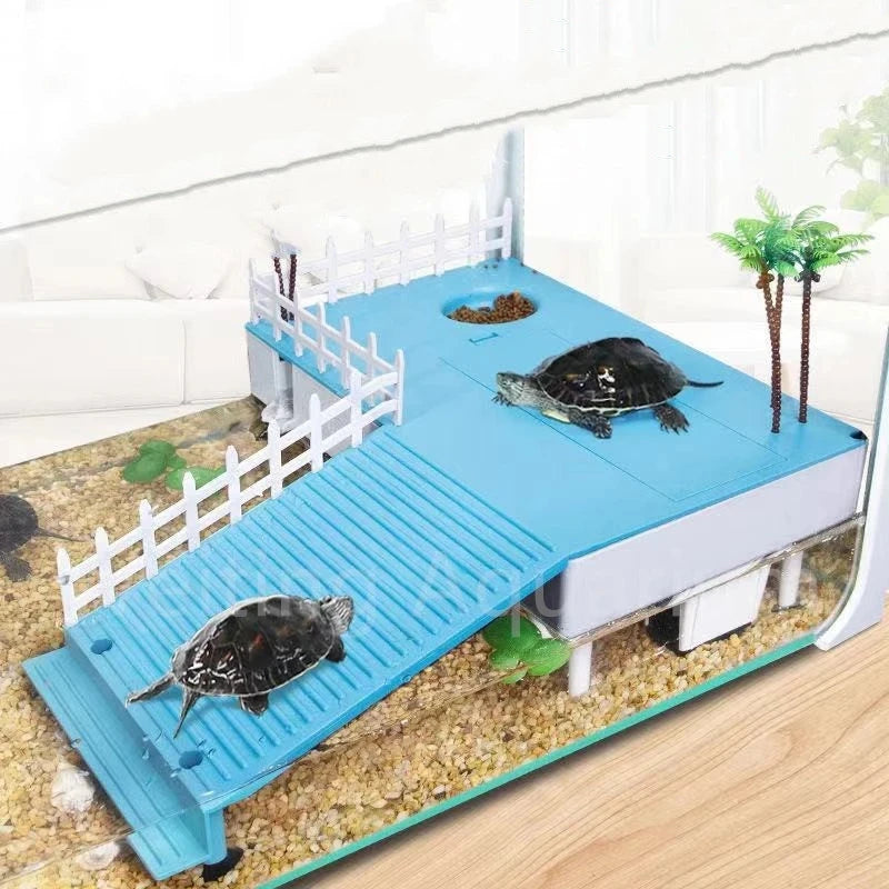 Multifunctional tortoise terrace climbing platform