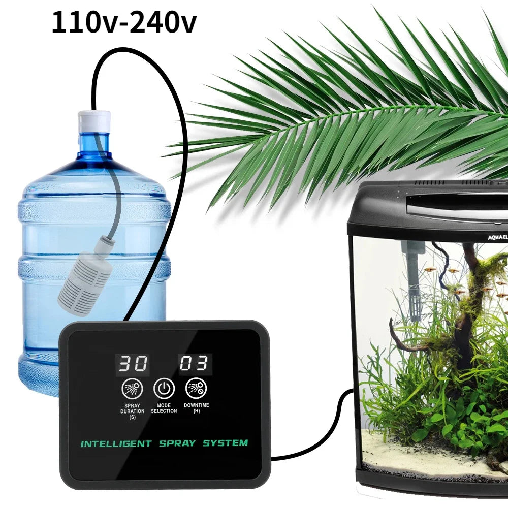 Intelligent Automatic Reptile Fogger Touch Screen Sprinkler Control Electronic Humidifier