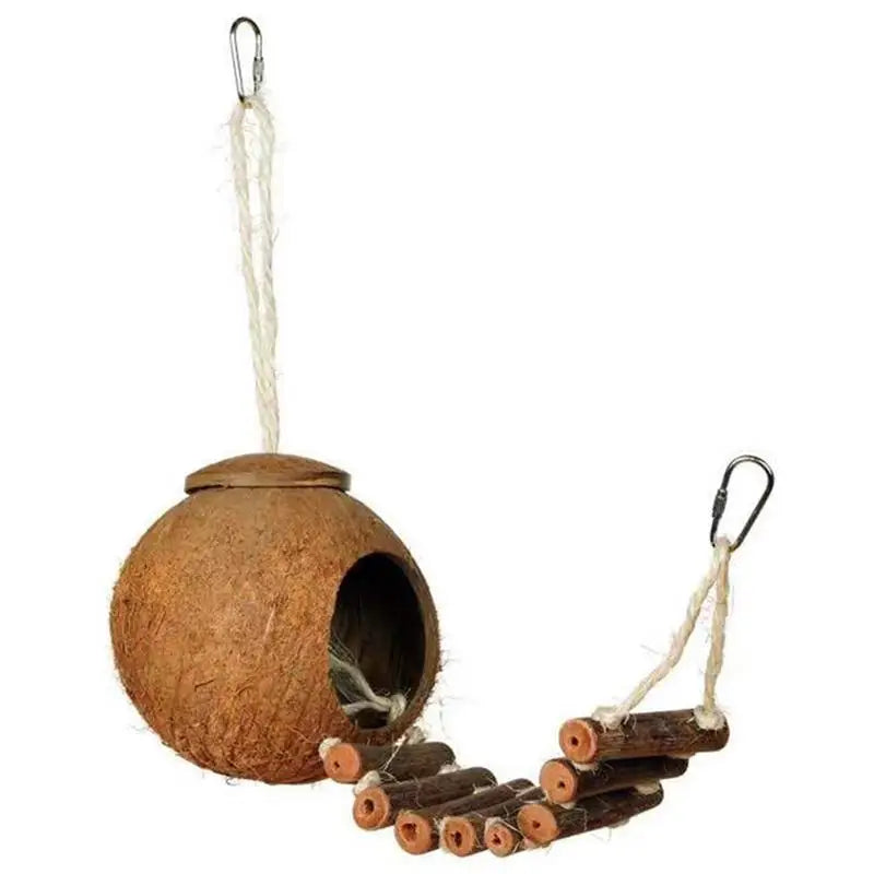 Coconut Hide Natural Bird Hide Can Store Food And Provide Warmth For Pets .