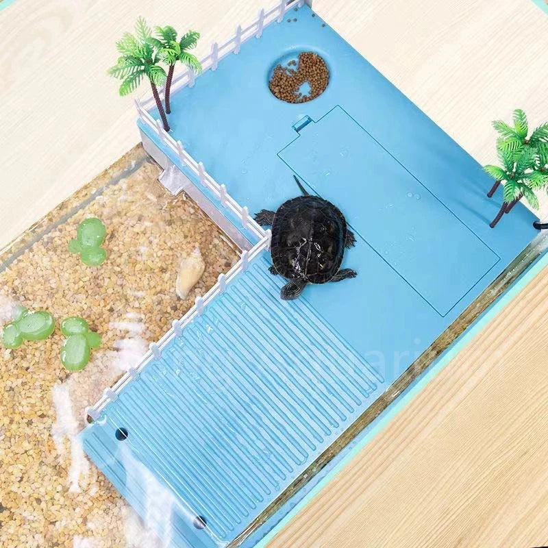 Multifunctional tortoise terrace climbing platform